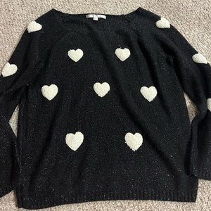 💥5 for $20💥 Lauren Conrad Black Heart sweater